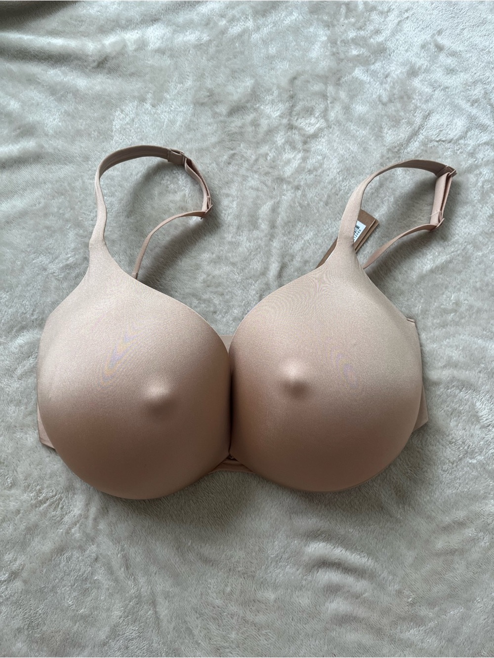 SKIMS Ultimate Nipple Push-Up Bra 32DDD NWT Clay Color